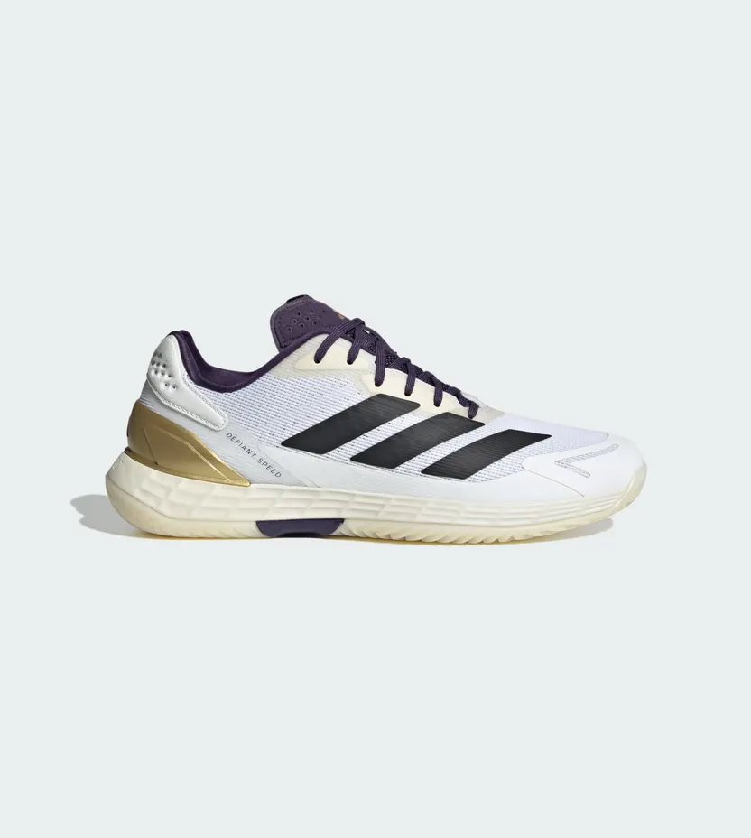 adidas Defiant Speed 2 Cloud White Core Black Aurora Plum (JR2008)