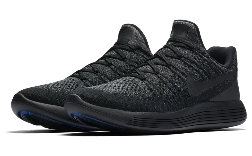Nike Lunar Epic Low Flyknit 2 Black Dark Grey