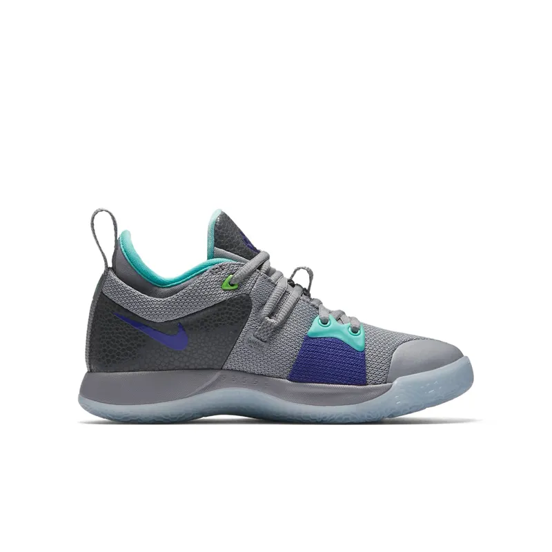 Nike PG 2 Pure Platinum (GS) Pure Platinum/Neo Turquoise-Wolf Grey (943820-002)