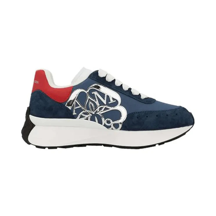 Alexander McQueen Sprint Runner Navy Red (688546W4T214529)
