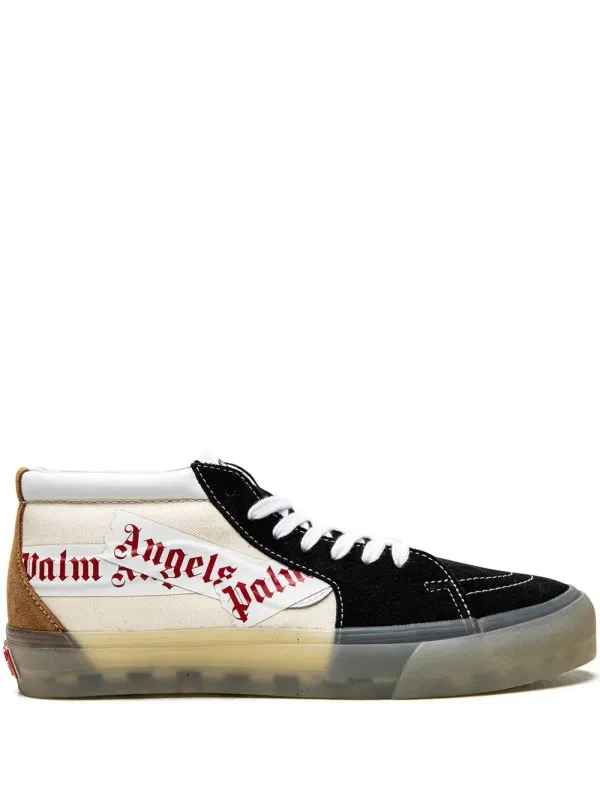 Vans x Palm Angels Sk8-Mid VLT LX sneakers – Black (PMIA069G21FAB0011061)