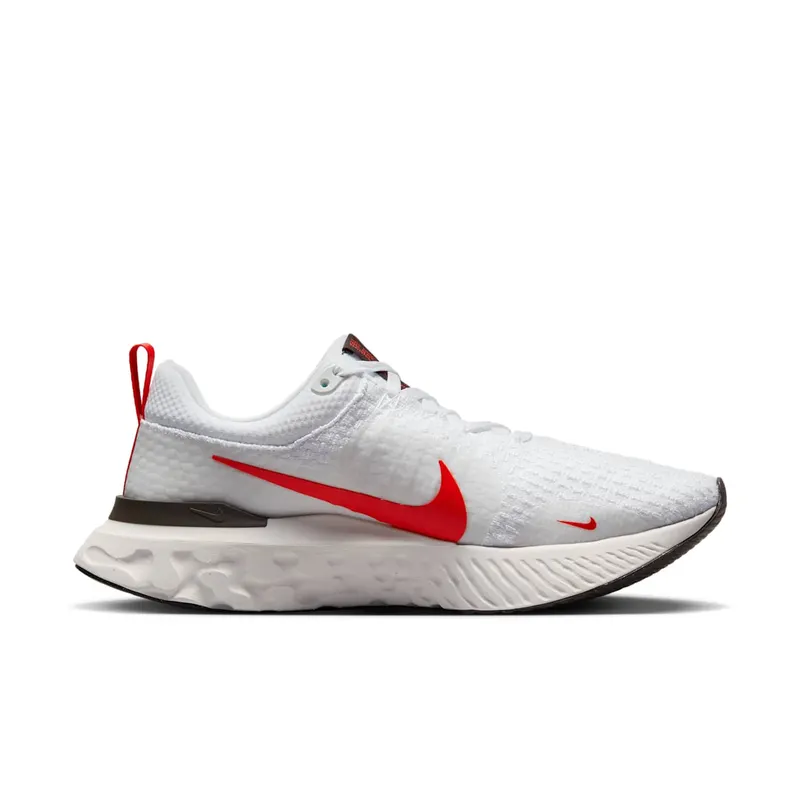 Nike React Infinity Run Flyknit 3 White Light Crimson (DZ3014-100)