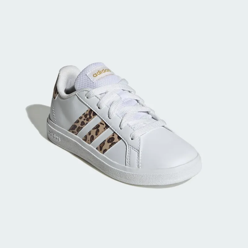 adidas Grand Court 2.0 Kids Cloud White / Magic Beige / Matte Gold (IG1187)