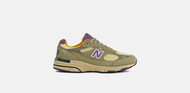 New Balance 993 “Made in USA – Olive Leaf / Maize” (U993OL)