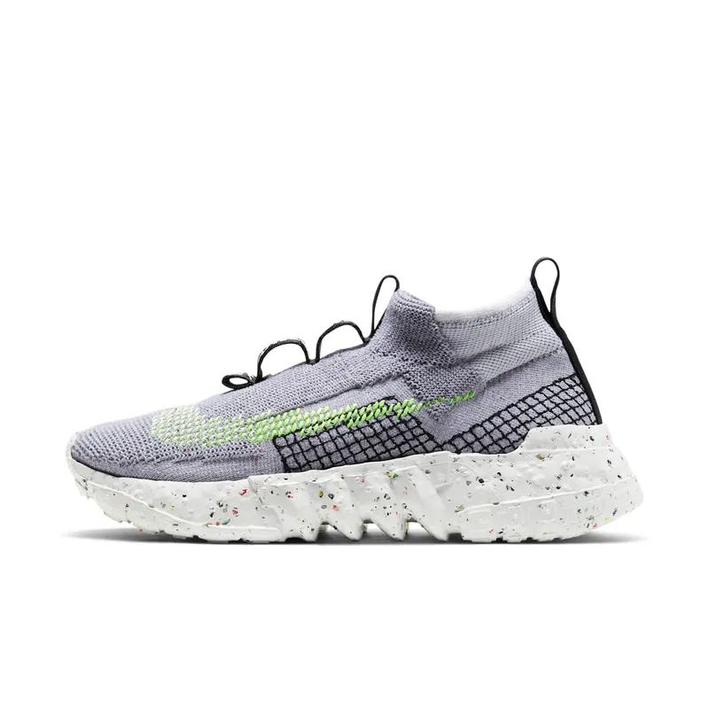 Nike  Space Hippie 02 Grey Volt Wolf Grey/Black-Volt-Dark Smoke Grey (CQ3988-002)