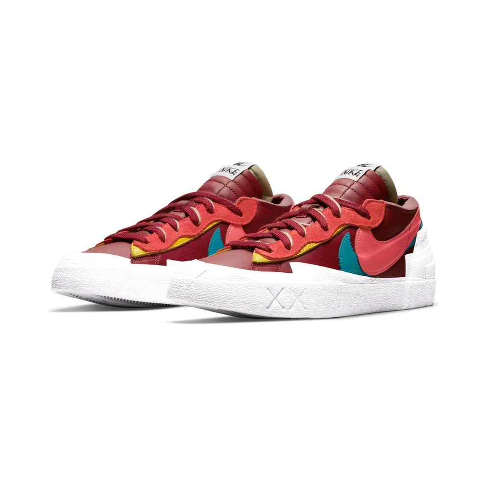 Nike Blazer Low sacai KAWS Red – “Red / Orange / Pink / Blue” (DM7901-600)