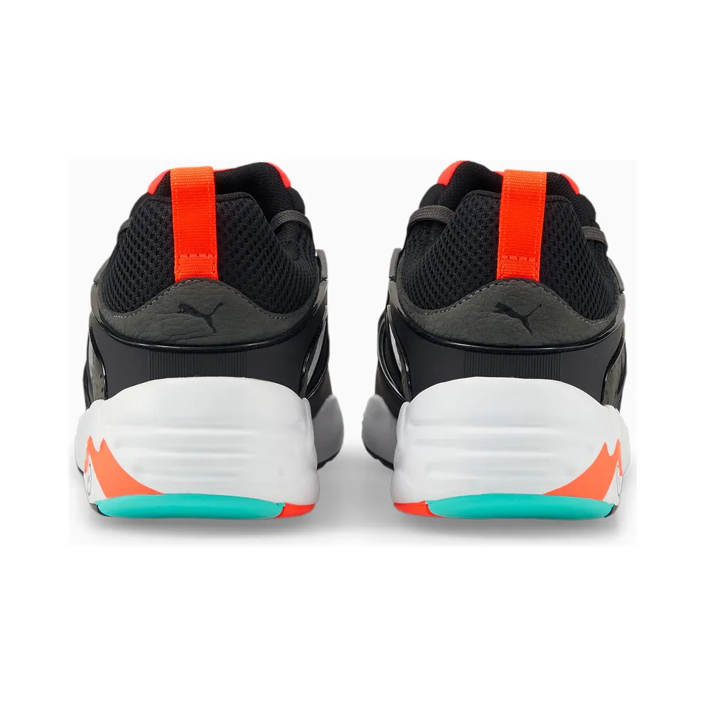 Men’s PUMA Blaze Of Glory “reverse Classics” Black/Steel Gray/Fiery Coral (383532-01)