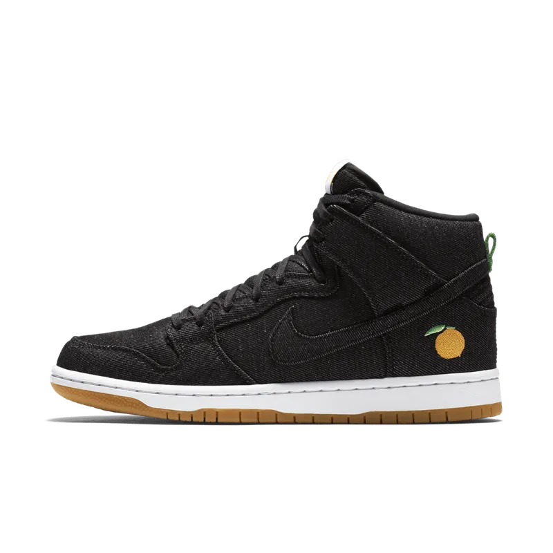 Nike SB Dunk High Momofuku Black/White-Laser Orange-Black (881758-071)