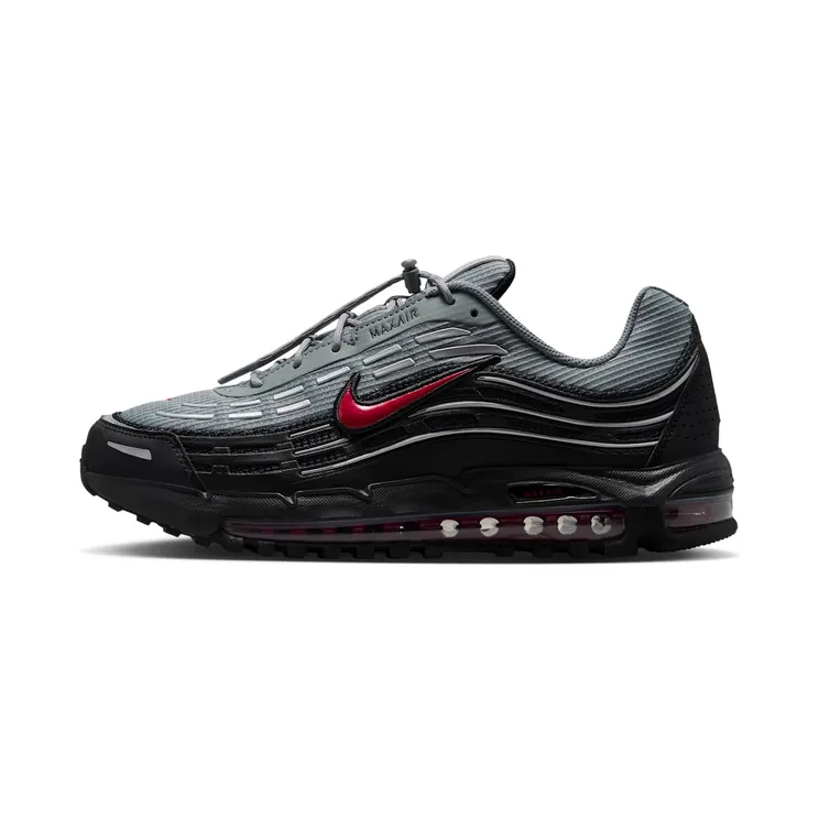 Nike Air Max TL 2.5 “Smoke Grey / Black / Dark Smoke Grey / Tough Red” (IO3037-003)