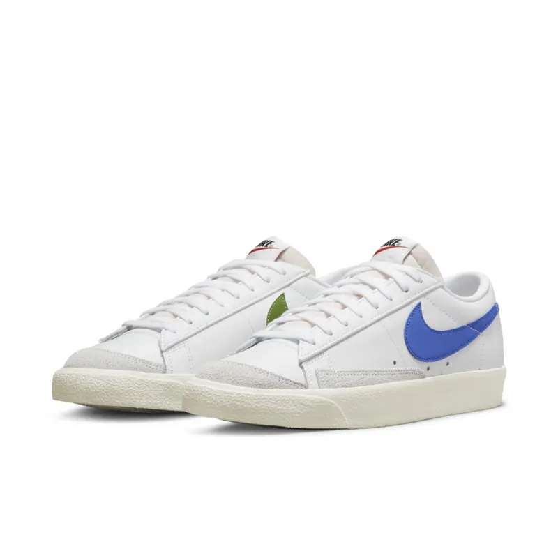 Nike Blazer Low 77 Vintage Vintage White Chlorophyll Medium Blue (DA6364-107)