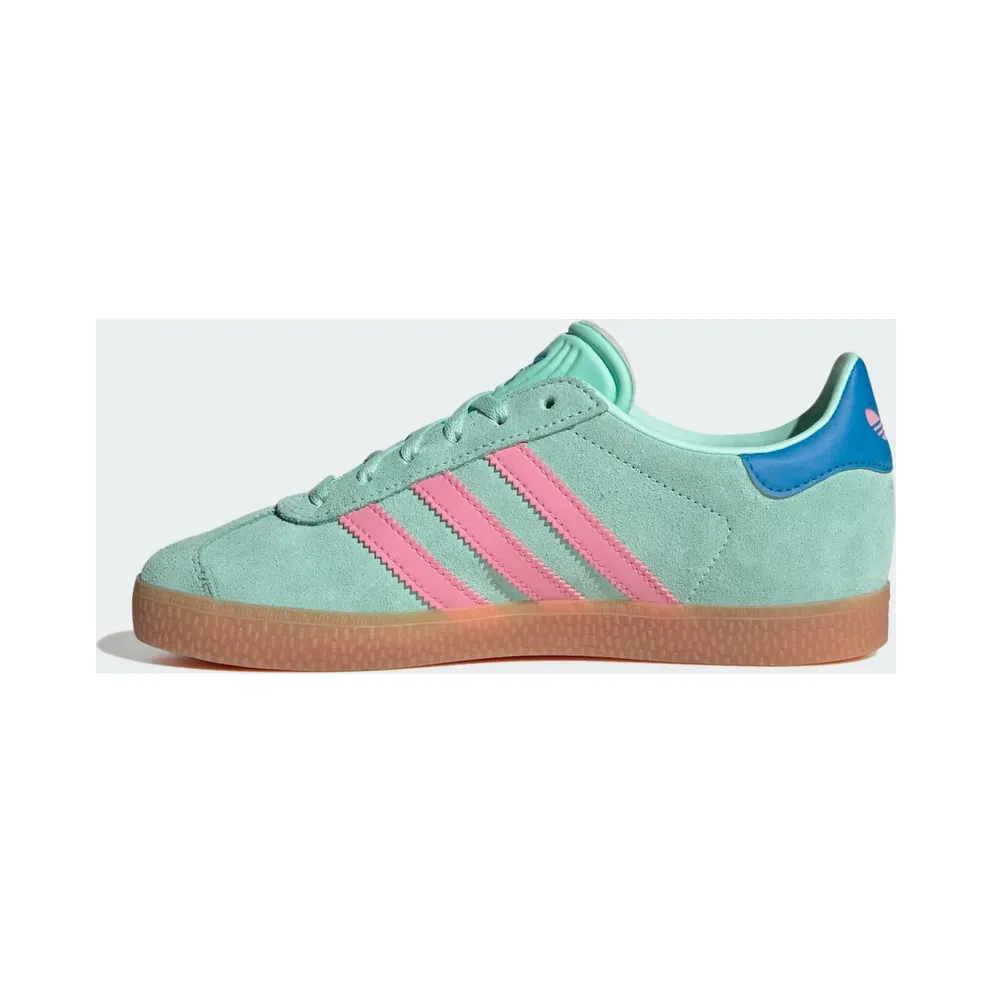Adidas Gazelle Kids Clear Mint / Bliss Pink / Bright Blue (JP7125)