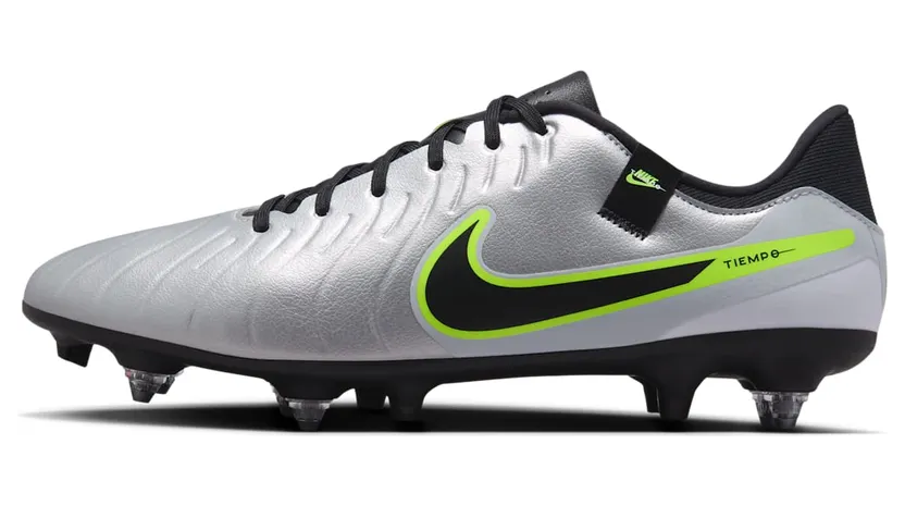 Nike Tiempo Legend 10 Academy SG-Pro AC Metallic Silver Volt Black (DV4338-001)