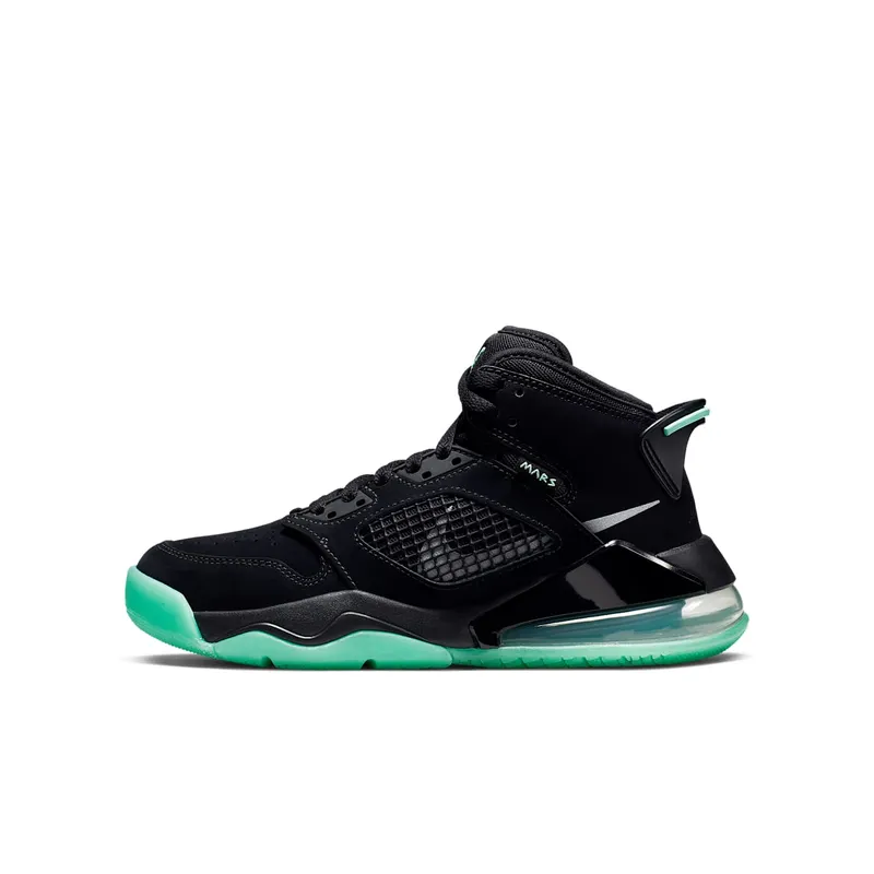 Jordan Mars 270 Black Green Glow (GS) Black/Green Glow-Green Glow (BQ6508-003)