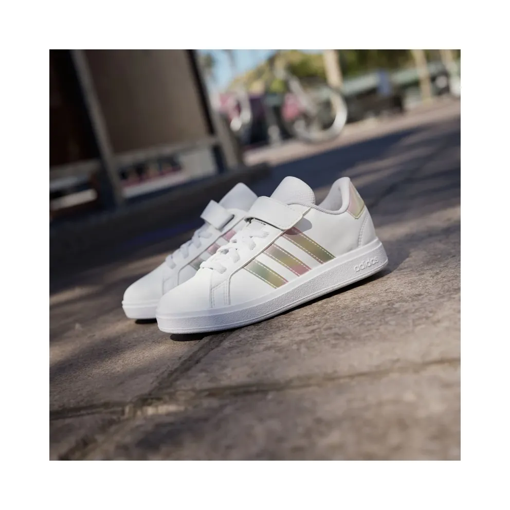 Adidas Grand Court 2.0 Kids Cloud White / Iridescent / Cloud White (IE3851)