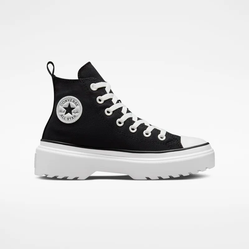Converse Chuck Taylor All Star Lugged Lift Platform Canvas Black/Black/White