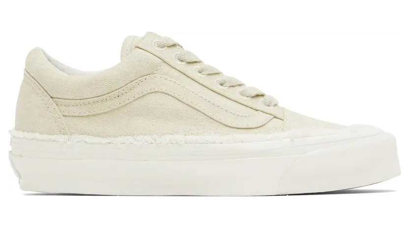 Vans OG Old Skool LX “Raw Edge” Vintage White (VN0A5FBE0VW1)