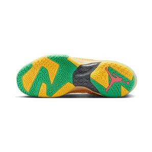 Jordan 37 Low EYBL “Citron Pulse / Laser Orange / Citron Tint / Green Glow” (DX5568-800)