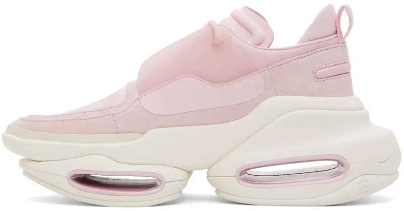 Balmain Pink B-Bold Low-Top (YN1VI541LSWT)
