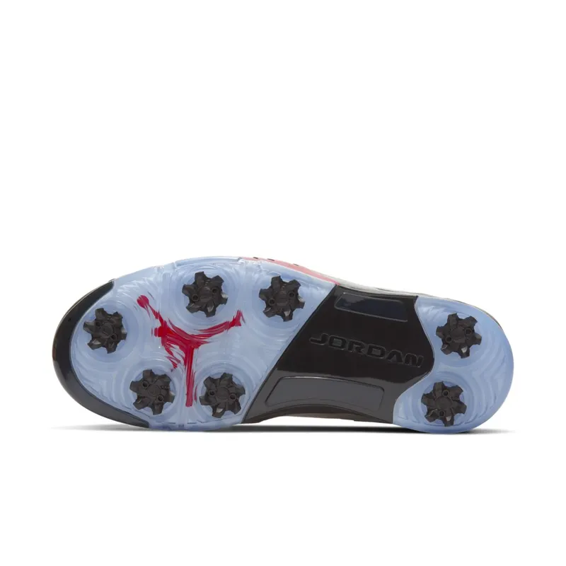 Jordan 5 Retro Low Golf Fire Red (Silver Tongue) White/Black-Metallic Silver-Fire Red (CU4523-100)