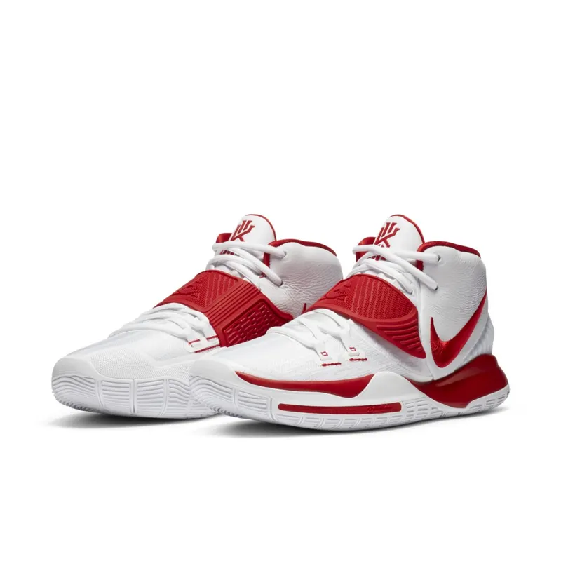 Nike Kyrie 6 White University Red White/White-University Red (CZ4938-100)
