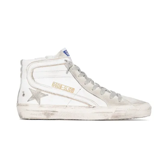Golden Goose Slide High-Top-Sneakers “White” (GWF00115F000324)