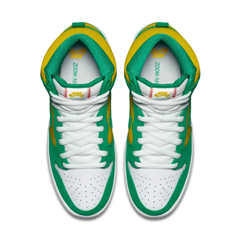 Nike Dunk SB High Oakland Athletics Stadium Green/Stadium Green-Black-Speed Yellow (305050-337)