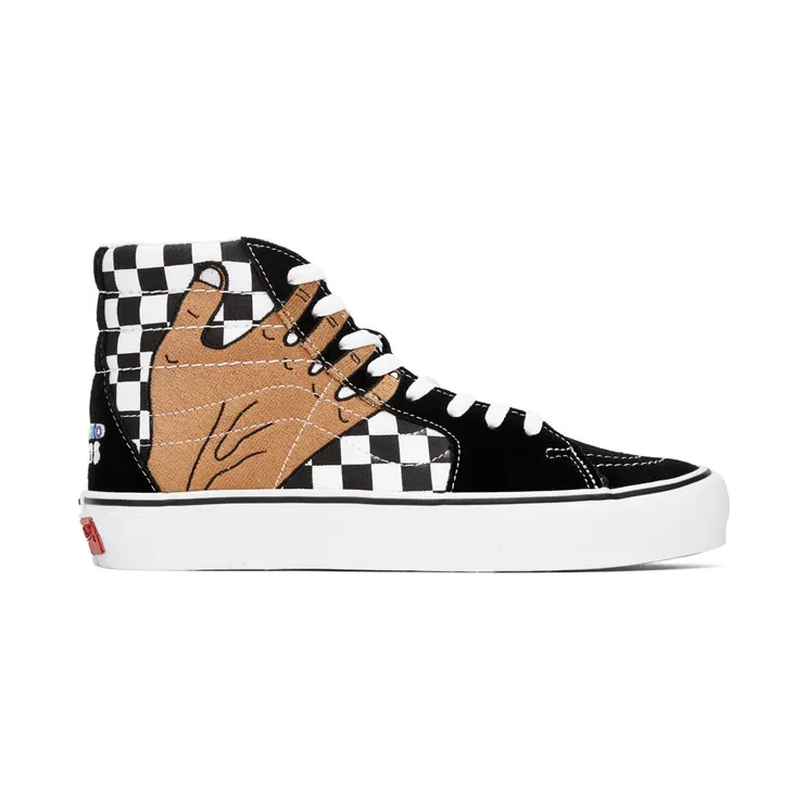 Vans Black & White Imran Potato Edition SK8-Hi VR3 LX Sneakers (VN0A5EE7B7E1)