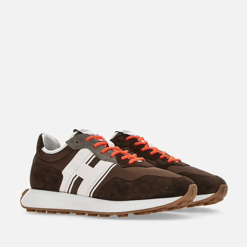 Hogan H601 Brown White Orange (HXM6010EG014B7515O)