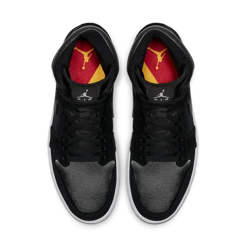 Jordan 1 Mid Nylon Black Anthracite Black/Anthracite-White (852542-012)