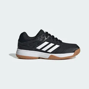 adidas Speedcourt Indoor Shoes Kids “Core Black / Cloud White / Gum” (IE8035)