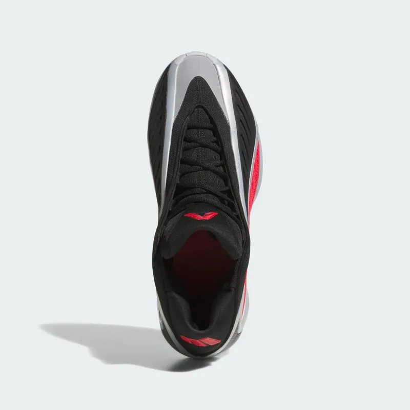 Adidas Anthony Edwards 2 Silver Metallic / Pure Ruby / Core Black (JQ9497)