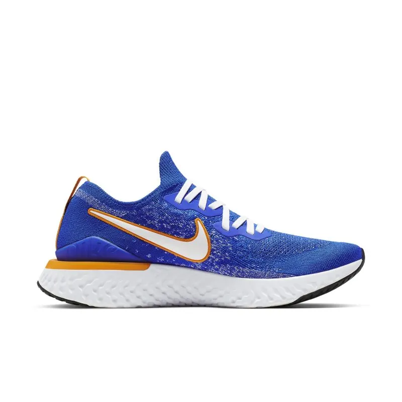 Nike Epic React Flyknit 2 Racer Blue Racer Blue Black Orange Peel White (CJ5228-400)
