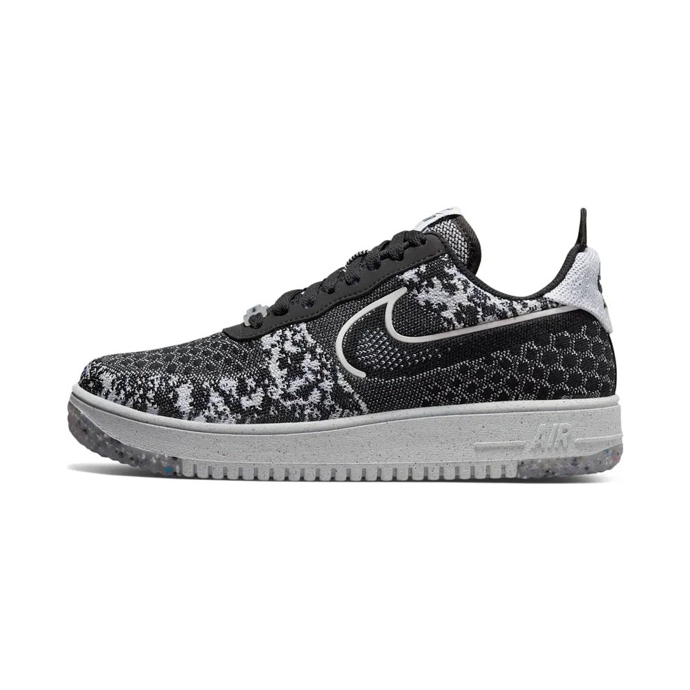 Nike Air Force 1 Crater Flyknit Black Pure Platinum (DM0590-001)