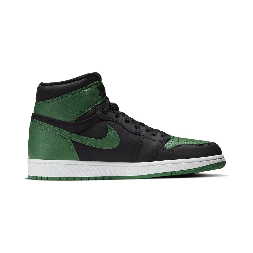Jordan 1 Retro High Pine Green Black Black/Pine Green-White-Gym Red (555088-030)