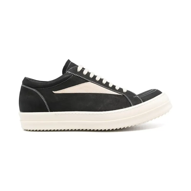Rick Owens Porterville Vintage Low Black Milk Nubuck (RR02D6897LWNLVS-911)