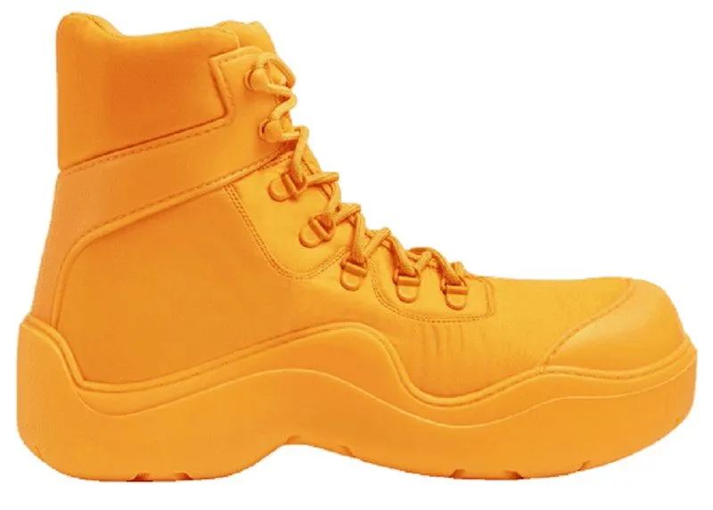 Bottega Veneta Puddle Bomber Ankle Boot Tangerine (667064VBSD77593)