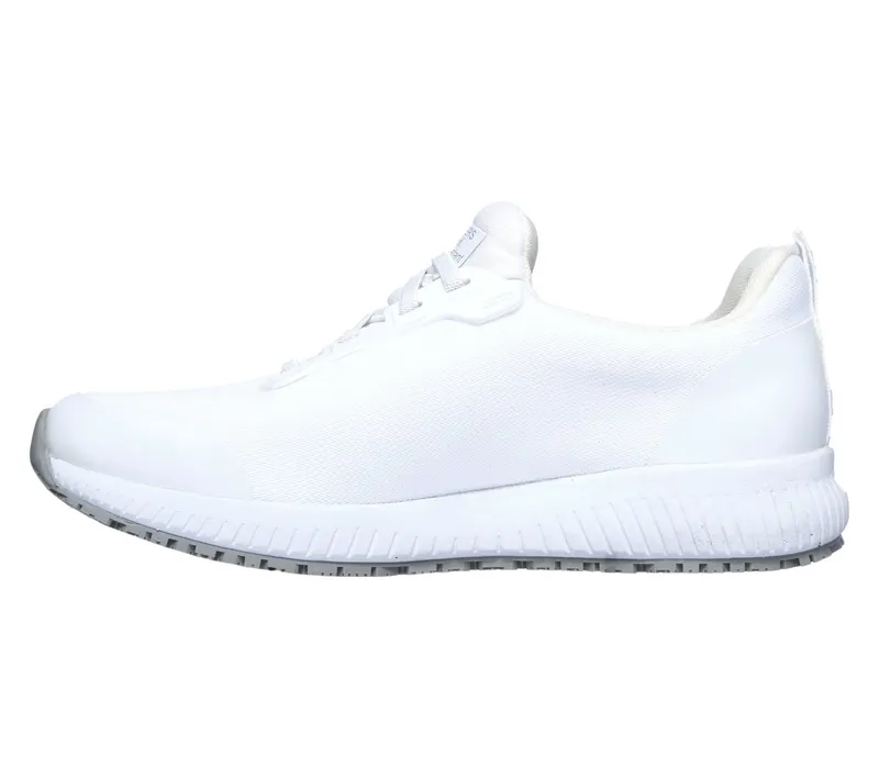 Skechers Work Slip-Resistant: Squad Sneaker White