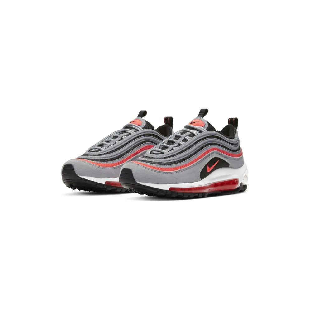 Nike Air Max 97 Wolf Grey Radiant Red (GS) Wolf Grey/Radiant Red-Black-White (921522-025)