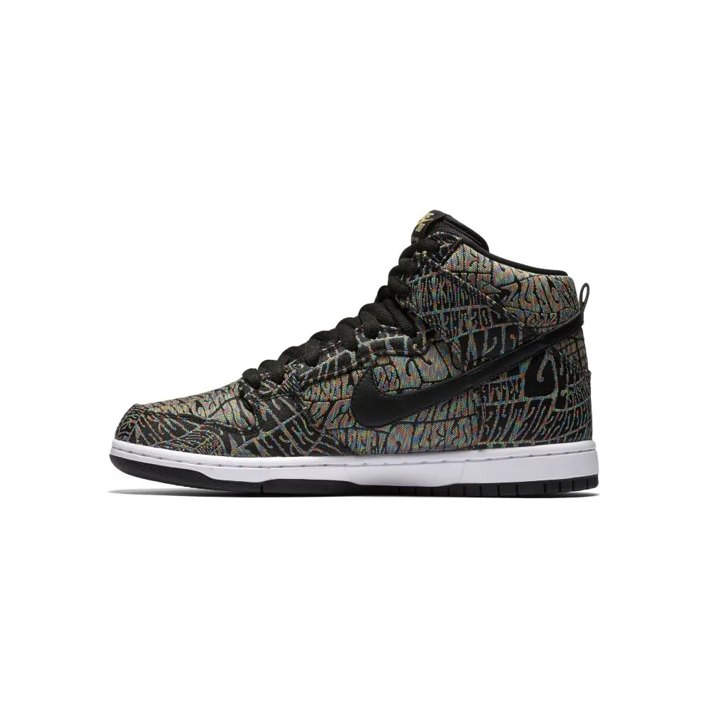 Nike Dunk SB High Tripper Pack Black/Rainbow-White-Black (313171-029)