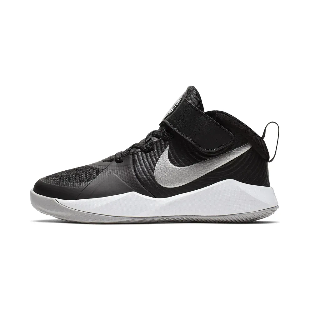 Nike Team Hustle D 9 Black Wolf Grey (PS) Black/Wolf Grey/White (AQ4225-001)