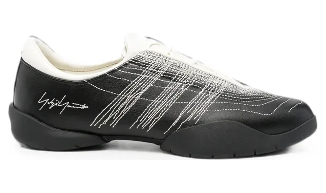 Y-3 Regu Embroidered Low-top “Black” (KH9347)