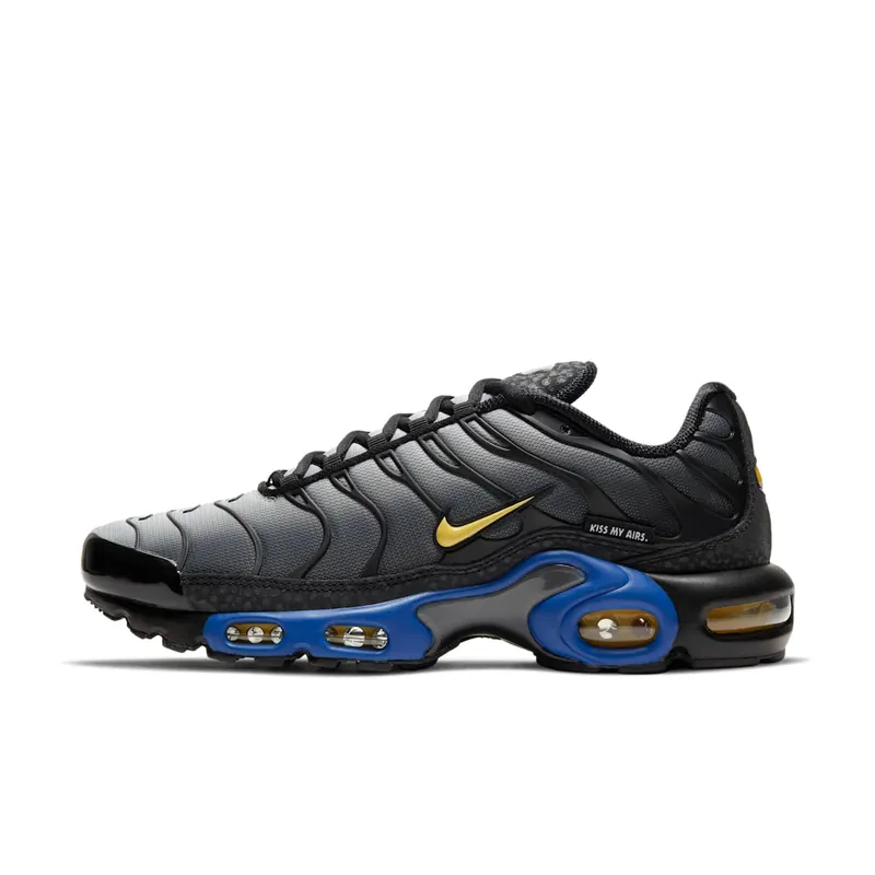 Nike Air Max Plus “Black / Hyper Blue / Dark Smoke Grey / Chamois” (DJ4956-001)