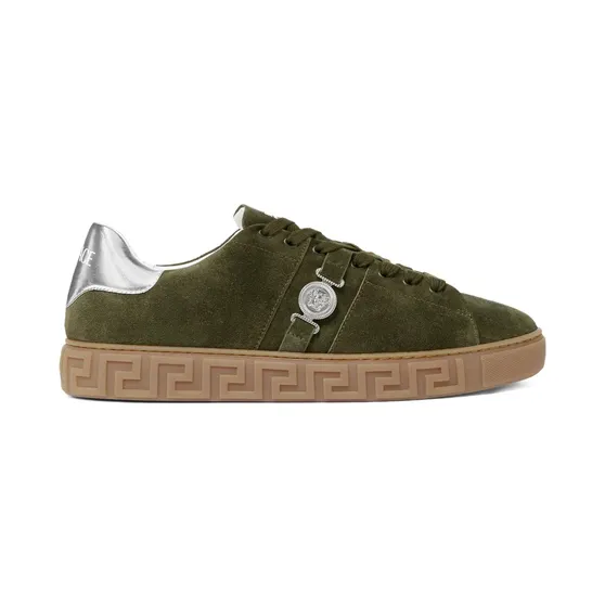 Versace Suède verfraaid met Greca “Green” (10144601A15772)