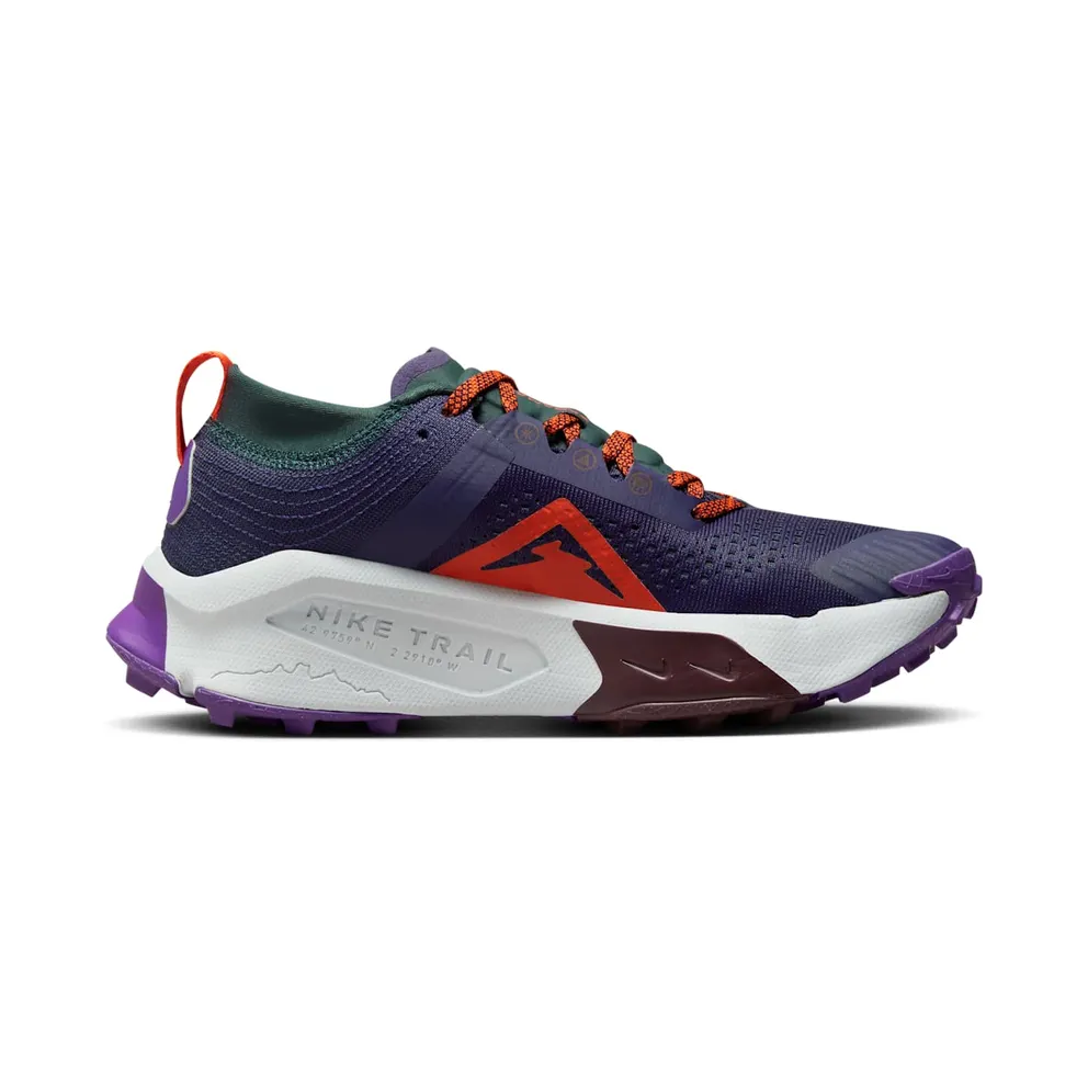 Nike ZoomX Zegama Purple Ink Deep Jungle Purple Cosmos Safety Orange (DH0625-500)