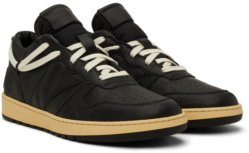 Rhude SSENSE Exclusive Black Rhecess Low (RHSS22FO23178372)