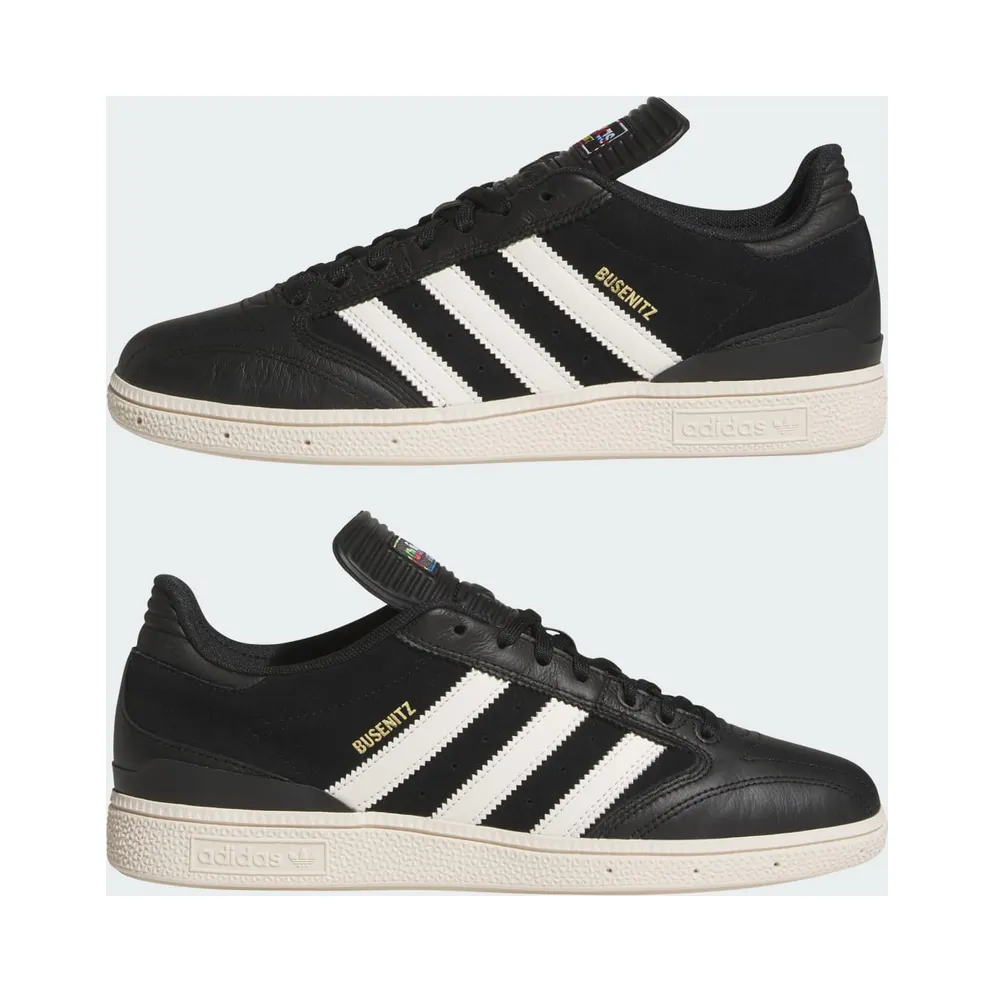 Adidas Busenitz Core Black / Chalk White / Gold Metallic (HQ4708)