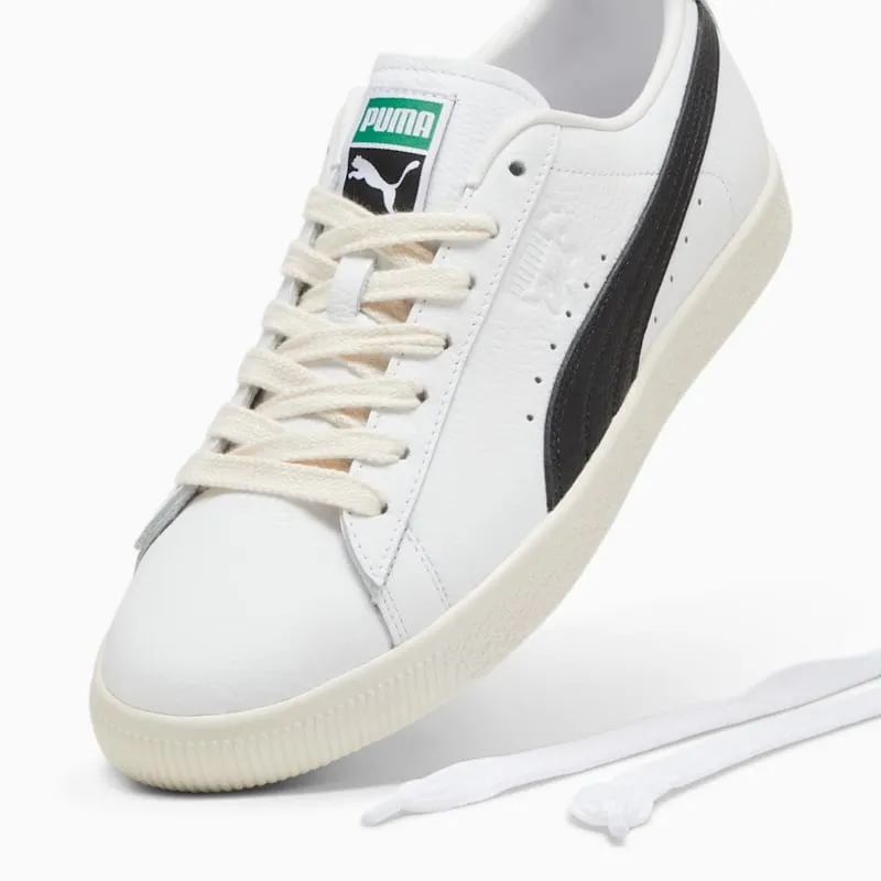 Puma Clyde Leather “White Black” (398703-01)