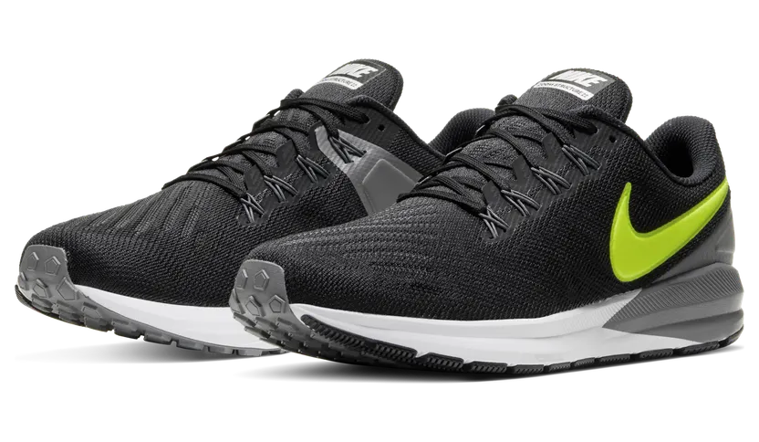 Nike Air Zoom Structure 22 ‘Black Volt’ Black/Smoke Grey/Grey Fog/Volt (CW2641-001)