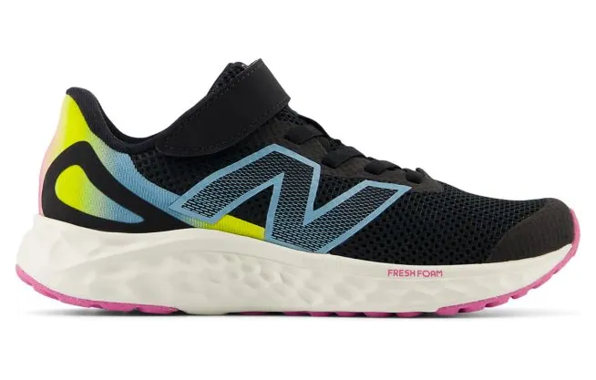 New Balance Fresh Foam Arishi v4 Bungee Lace Black Real Pink Chrome Blue (PAARIGF4)