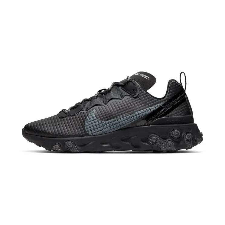 Nike React Element 55 Premium “Black / Anthracite / Dark Grey” (CI3835-002)